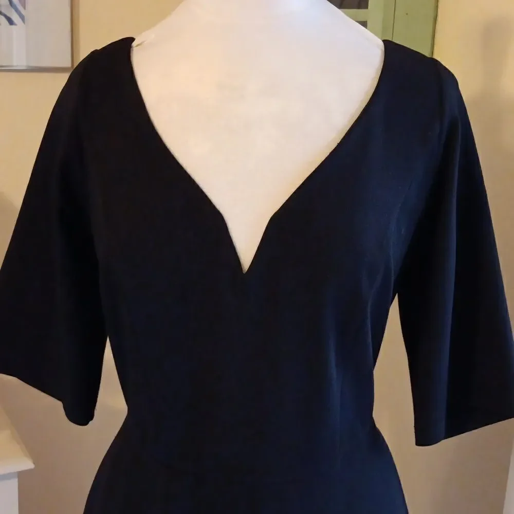 City Chic Black Ponte Dress